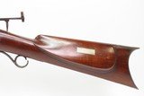 1800s CORNISH, NEW HAMPSHIRE Antique D.H. HILLIARD TARGET RIFLE .40 Caliber GERMAN SILVER, NEW ENGLAND - 21 of 24