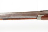 1800s CORNISH, NEW HAMPSHIRE Antique D.H. HILLIARD TARGET RIFLE .40 Caliber GERMAN SILVER, NEW ENGLAND - 19 of 24
