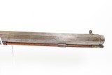 1800s CORNISH, NEW HAMPSHIRE Antique D.H. HILLIARD TARGET RIFLE .40 Caliber GERMAN SILVER, NEW ENGLAND - 3 of 24