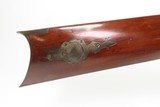 1800s CORNISH, NEW HAMPSHIRE Antique D.H. HILLIARD TARGET RIFLE .40 Caliber GERMAN SILVER, NEW ENGLAND - 6 of 24