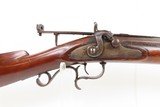 1800s CORNISH, NEW HAMPSHIRE Antique D.H. HILLIARD TARGET RIFLE .40 Caliber GERMAN SILVER, NEW ENGLAND - 5 of 24