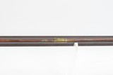 INSCRIBED 1860s ATHENS, OHIO Antique ALANSEN COOLEY LONG RIFLE .32 Caliber
Maple Stock, Brass Patchbox, Double Set Triggers - 11 of 25