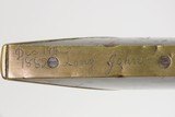 INSCRIBED 1860s ATHENS, OHIO Antique ALANSEN COOLEY LONG RIFLE .32 Caliber
Maple Stock, Brass Patchbox, Double Set Triggers - 16 of 25