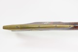 INSCRIBED 1860s ATHENS, OHIO Antique ALANSEN COOLEY LONG RIFLE .32 Caliber
Maple Stock, Brass Patchbox, Double Set Triggers - 22 of 25