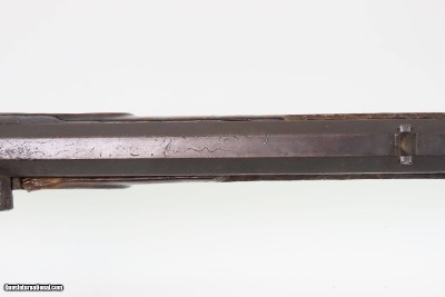 INSCRIBED 1860s ATHENS, OHIO Antique ALANSEN COOLEY LONG RIFLE .32 CaliberMaple Stock, Brass Patchbox, Double Set Triggers - Image 20 of 25