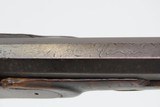 INSCRIBED 1860s ATHENS, OHIO Antique ALANSEN COOLEY LONG RIFLE .32 Caliber
Maple Stock, Brass Patchbox, Double Set Triggers - 23 of 25