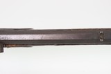 INSCRIBED 1860s ATHENS, OHIO Antique ALANSEN COOLEY LONG RIFLE .32 Caliber
Maple Stock, Brass Patchbox, Double Set Triggers - 20 of 25