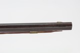 INSCRIBED 1860s ATHENS, OHIO Antique ALANSEN COOLEY LONG RIFLE .32 Caliber
Maple Stock, Brass Patchbox, Double Set Triggers - 3 of 25