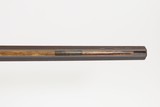 1800s CUMBERLAND COUNTY, PA Antique KELLER LONG RIFLE .40 Percussion With Large Brass Patchbox - 8 of 25
