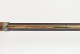 1800s CUMBERLAND COUNTY, PA Antique KELLER LONG RIFLE .40 Percussion With Large Brass Patchbox - 9 of 25