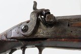 1800s CUMBERLAND COUNTY, PA Antique KELLER LONG RIFLE .40 Percussion With Large Brass Patchbox - 7 of 25