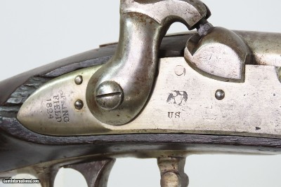Antique U.S. SPRINGFIELD M1816 HEWES & PHILLIPS Conversion Musket w/BAYONET CIVIL WAR Era NICE 1863 “Bolster” Conversion - Image 8 of 25