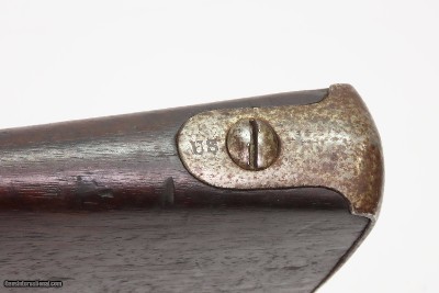 Antique U.S. SPRINGFIELD M1816 HEWES & PHILLIPS Conversion Musket w/BAYONET CIVIL WAR Era NICE 1863 “Bolster” Conversion - Image 24 of 25
