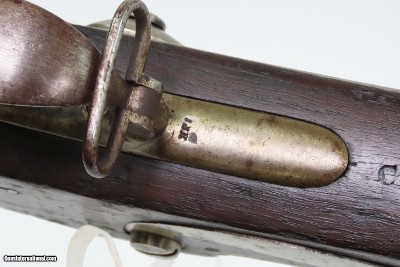 Antique U.S. SPRINGFIELD M1816 HEWES & PHILLIPS Conversion Musket w/BAYONET CIVIL WAR Era NICE 1863 “Bolster” Conversion - Image 15 of 25