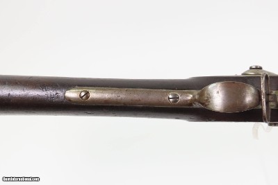 Antique U.S. SPRINGFIELD M1816 HEWES & PHILLIPS Conversion Musket w/BAYONET CIVIL WAR Era NICE 1863 “Bolster” Conversion - Image 13 of 25