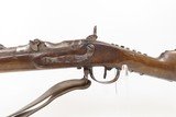Antique BELGIAN Made ALBINI-BRAENDLIN Breech Loading CONVERSION Rifle SLING TACK DECORATED 1868 Dated NATIVE AMERICAN Decor - 19 of 24