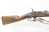 Antique BELGIAN Made ALBINI-BRAENDLIN Breech Loading CONVERSION Rifle SLING TACK DECORATED 1868 Dated NATIVE AMERICAN Decor - 5 of 24