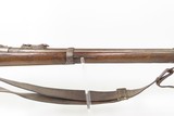 Antique BELGIAN Made ALBINI-BRAENDLIN Breech Loading CONVERSION Rifle SLING TACK DECORATED 1868 Dated NATIVE AMERICAN Decor - 4 of 24