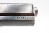 WORLD WAR 2 Third Reich GERMAN OCCUPIED Czech 7.65mm CZ M27 Pistol C&R WWII BOHMISCHE WAFFENFABRIK Barrel Address on SLIDE - 6 of 20