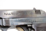 WORLD WAR 2 Third Reich GERMAN OCCUPIED Czech 7.65mm CZ M27 Pistol C&R WWII BOHMISCHE WAFFENFABRIK Barrel Address on SLIDE - 18 of 20