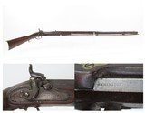 ENGRAVED Antique R. JENNINGS Half Stock Percussion HOMESTEAD/HUNTING Rifle
GAME GETTING .40 Caliber Rifle with ASHMORE LOCK - 1 of 25