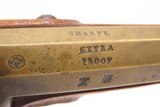 LIEGE PROOFED Mid-1800s Antique BRASS BARREL “Manstopper” PERCUSSION Pistol Lightly Engraved Impressive .69 Smoothbore 19th Century Sidearm - 14 of 20