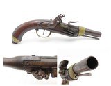 FRENCH Antique Period Copy M1822 T-Bis Flintlock CAVALRY Military Pistol
.72 Caliber Handgun with LANYARD RING - 1 of 16