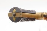 CASED & ENGRAVED Antique CIVIL WAR Era C. SHARPS .22 PEPPERBOX Wild West 1859-74 Model 1 Pocket RIVERBOAT GAMBLER Revolver - 7 of 14