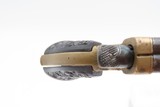 CASED & ENGRAVED Antique CIVIL WAR Era C. SHARPS .22 PEPPERBOX Wild West 1859-74 Model 1 Pocket RIVERBOAT GAMBLER Revolver - 9 of 14