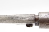 CIVIL WAR Antique 1861 CIVIL WAR COLT Model 1849 .31 Caliber POCKET Revolver With Stagecoach Robbery Cylinder Scene - 12 of 18