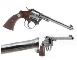 1929 Mfg. COLT Double Action POLICE POSITIVE TARGET Model .22 Revolver C&R
Second Issue TARGET REVOLVER w/6-Inch Barrel