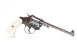 COLT Double Action POLICE POSITIVE TARGET Model .32 Revolver C&R PEARL GRIP First Issue TARGET REVOLVER w/6-Inch Barrel - 2 of 14