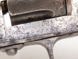 FACTORY ENGRAVED Antique MERWIN, HULBERT & Co Revolver .44-40 Single Action “Caliber 1873 Winchester” - 3 of 19