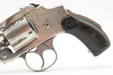 NEW DEPARTURE Antique SMITH & WESSON .38 Safety Hammerless “LEMON SQUEEZER” 5-Shot S&W Top Break SELF DEFENSE DA Revolver - 13 of 15
