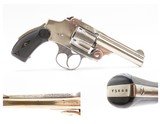 NEW DEPARTURE Antique SMITH & WESSON .38 Safety Hammerless “LEMON SQUEEZER” 5-Shot S&W Top Break SELF DEFENSE DA Revolver