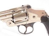 New Departure SMITH & WESSON .38 Safety Hammerless SELF DEFENSE Handgun C&R S&W CONCEAL & CARRY Revolver NICKEL FINISH - 3 of 18