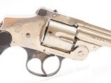 New Departure SMITH & WESSON .38 Safety Hammerless SELF DEFENSE Handgun C&R S&W CONCEAL & CARRY Revolver NICKEL FINISH - 17 of 18