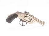 New Departure SMITH & WESSON .38 Safety Hammerless SELF DEFENSE Handgun C&R S&W CONCEAL & CARRY Revolver NICKEL FINISH - 15 of 18