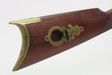 1860s mfg. Lock Haven, PA. Antique J. HARDER Half Stock Percussion HOMESTEAD Rifle GAME GETTING .40 Caliber Rifle with SET TRIGGER and PATCHBOX - 7 of 24