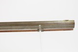 1860s mfg. Lock Haven, PA. Antique J. HARDER Half Stock Percussion HOMESTEAD Rifle GAME GETTING .40 Caliber Rifle with SET TRIGGER and PATCHBOX - 3 of 24