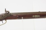 1860s mfg. Lock Haven, PA. Antique J. HARDER Half Stock Percussion HOMESTEAD Rifle GAME GETTING .40 Caliber Rifle with SET TRIGGER and PATCHBOX - 5 of 24