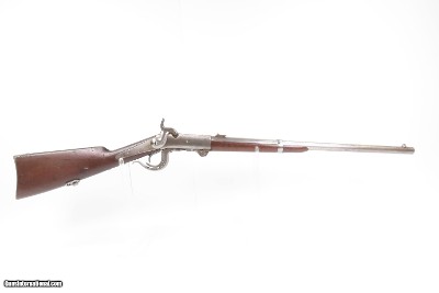 CIVIL WAR Antique U.S. BURNSIDE Percussion SADDLE RING CAVALRY CARBINE .54RHODE ISLAND Manufactured CAVALRY BREECH LOADER - Image 14 of 23