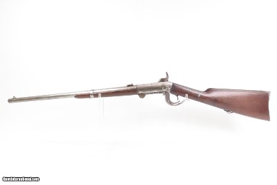 CIVIL WAR Antique U.S. BURNSIDE Percussion SADDLE RING CAVALRY CARBINE .54RHODE ISLAND Manufactured CAVALRY BREECH LOADER - Image 10 of 23