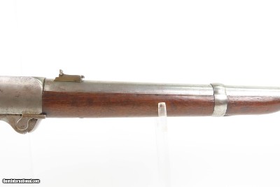 CIVIL WAR Antique U.S. BURNSIDE Percussion SADDLE RING CAVALRY CARBINE .54RHODE ISLAND Manufactured CAVALRY BREECH LOADER - Image 7 of 23
