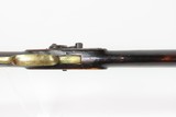 LANCASTER Antique LONG RIFLE 44 Caliber Percussion FRONTIER Settler PIONEER Half-Stock w/ Double Set Triggers, German Silver Décor - 11 of 25