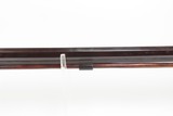 LANCASTER Antique LONG RIFLE 44 Caliber Percussion FRONTIER Settler PIONEER Half-Stock w/ Double Set Triggers, German Silver Décor - 4 of 25