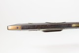 LANCASTER Antique LONG RIFLE 44 Caliber Percussion FRONTIER Settler PIONEER Half-Stock w/ Double Set Triggers, German Silver Décor - 12 of 25