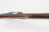 LANCASTER Antique LONG RIFLE 44 Caliber Percussion FRONTIER Settler PIONEER Half-Stock w/ Double Set Triggers, German Silver Décor - 17 of 25