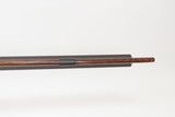 LANCASTER Antique LONG RIFLE 44 Caliber Percussion FRONTIER Settler PIONEER Half-Stock w/ Double Set Triggers, German Silver Décor - 8 of 25