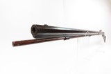 LANCASTER Antique LONG RIFLE 44 Caliber Percussion FRONTIER Settler PIONEER Half-Stock w/ Double Set Triggers, German Silver Décor - 25 of 25